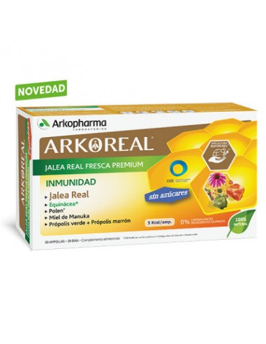 Arkoreal Jalea Real Inmunidad Sin Azúcares 20 Ampollas