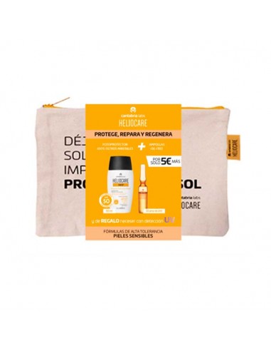 Pack Heliocare 360º Mineral Tolerance Fluid 50 ml + Endocare  Radiance C Oil- Free 10 Ampollas