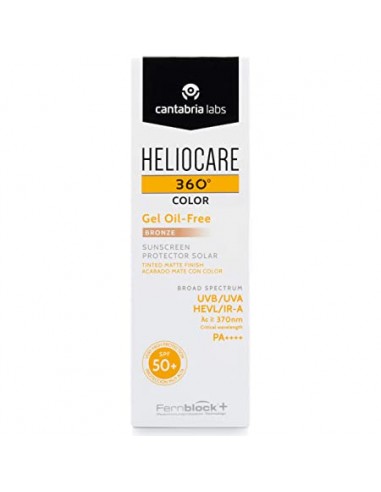 Heliocare 360 Gel Oil-Free Bronze SPF 50+  50ml