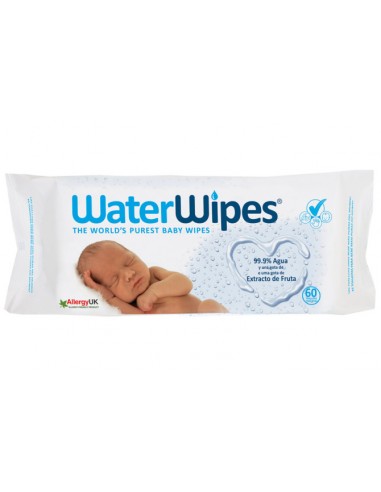 WaterWipes Toallitas Para Bebé 60 unidades
