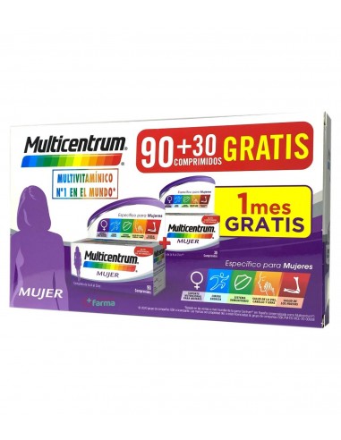 Multicentrum Mujer 90 Comprimidos + 30 Comprimidos GRATIS