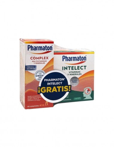Pharmaton Complex 60 Comprimidos + REGALO Pharmaton Intelect 20 Sobres