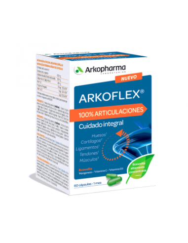 Arkopharma Arkoflex 100 % Articulaciones 60 Cápsulas