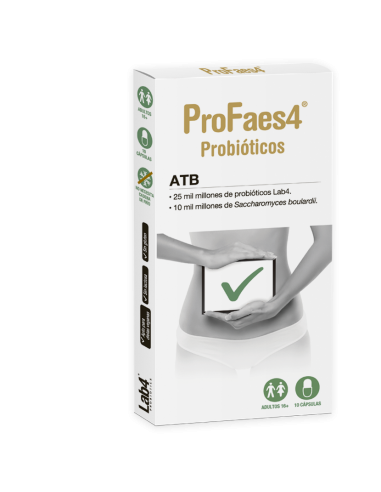 ProFaes4® Probióticos ATB 10 Cápsulas