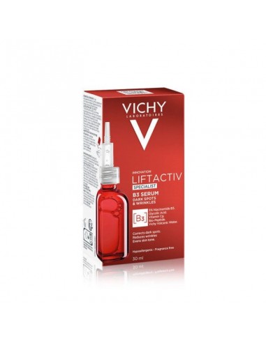 Vichy Liftactiv B3 Sérum Antimanchas 30 ml + Collagen Specialist Crema de dia  15 ml+ Collagen Crema de Noche 15 ml