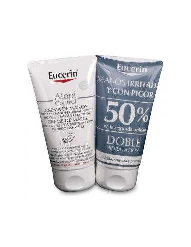 Eucerin Atopic Control Crema de Manos 2 x 75 ml
