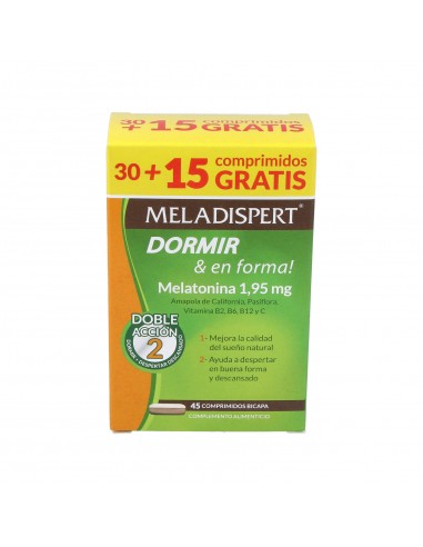 Meladispert Dormir & En Forma 30 Comprimidos + 15 GRATIS