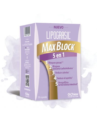 Lipograsil Max Block 5 en 1 120 Cápsulas