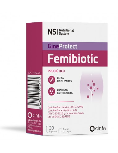 NS GineProtect Femibiotic 30 Cápsulas