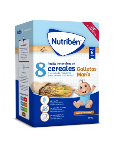 Nutribén 8 Cereales Galletas María 600 g