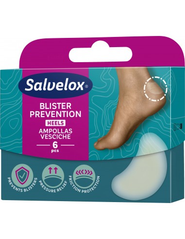 Salvelox Blister Prevention Heels 6 Unidades