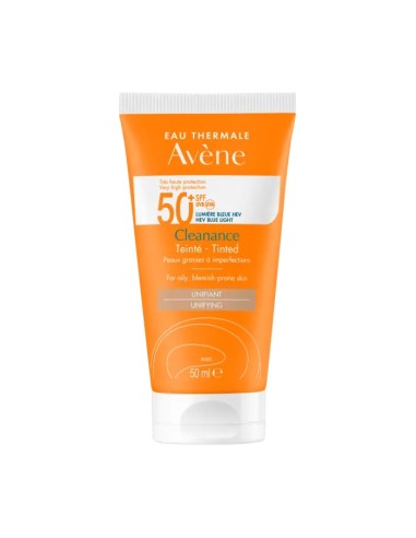 Avene Cleanance SPF50+ Crema Solar Con Color 50 ml