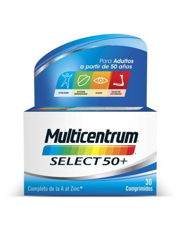 Multicentrum Select 50+ Adultos 30 Comprimidos