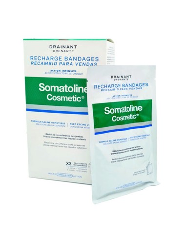 Somatoline Cosmetic Recambio Para Vendas 6 Sobres