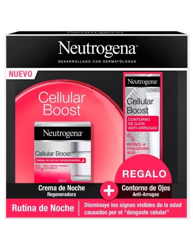 Neutrogena Pack Cellular Boost Crema Noche 50ml + Regalo Contorno Ojos 15ml