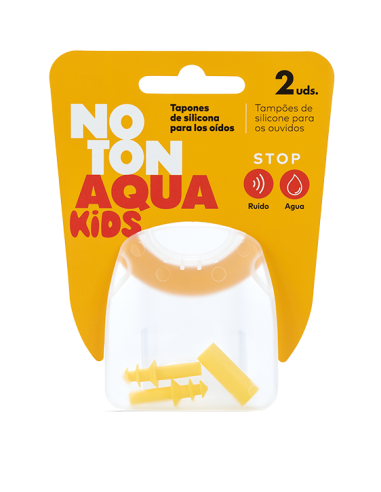 Noton Aqua Kids Tapones Silicona Oídos 2 Unidades
