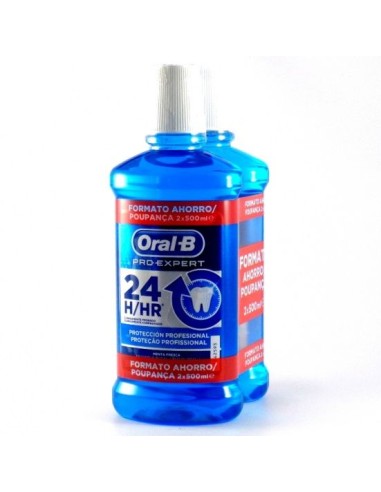 Oral B Enjuague Bucal Pro - Expert Proteción Profesional 2 x 500 ml