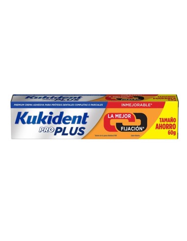 Kukident Pro Plus La Mejor Fijación 60 g