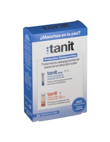 Tanit Plus Crema Despigmentante 15 ml + Tanit Filtro Solar SPF50+ 50 ml