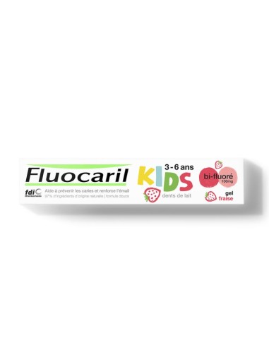 Fluocaril Kids Gel Sabor Fresa 3 - 6 Años 50 ml
