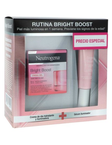 Neutrogena Bright Boost Crema Gel 50 ml + Serum Iluminador 30 ml