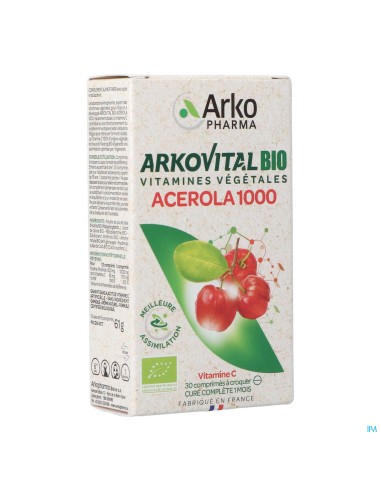 Arkovital Acerola 1000 30 Comprimidos Masticables