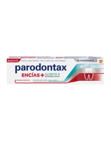 Parodontax Encías + Aliento & Sensibilidad Blanqueante 75 ml