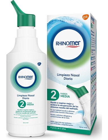 Rhinomer Fuerza 2 Limpieza nasal Nebulizador Media 180ml