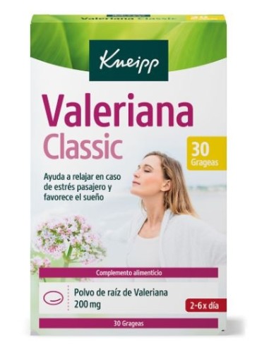 Kneipp Valeriana Classic 30 Grageas