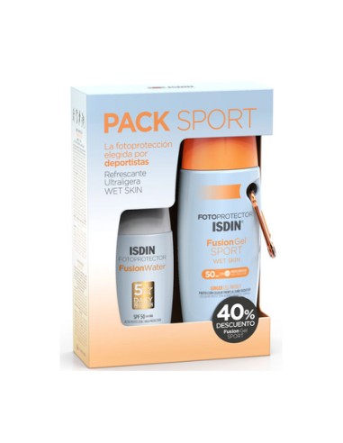 Isdin Fotoprotector Fusion Water SPF50+ 50ml + Fotoprotector Isdin Fusion Gel Sport SPF50+ 100ml