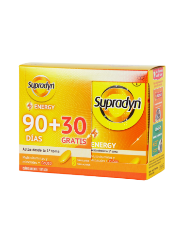 Supradyn Energy 90 Comprimidos + REGALO 30 Comprimidos