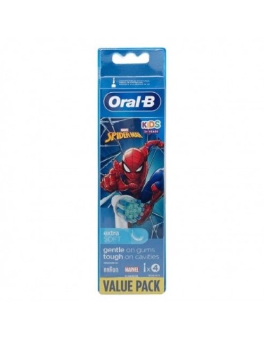 Oral B Kids Spiderman 4 Recambios
