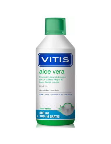 Vitis Colutorio Aloe Vera 400 ml + Regalo100 ml
