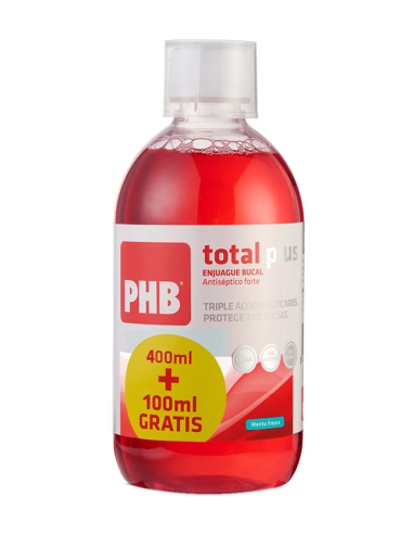 PHB Total Plus Colutorio 400 ml + GRATIS 100 ml