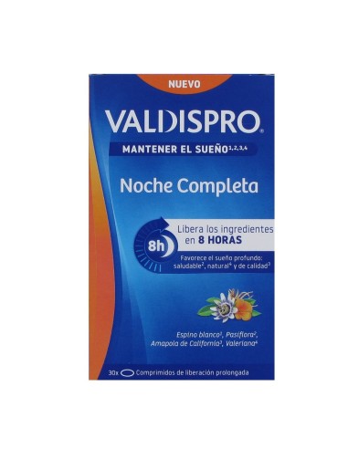 Valdispro Noche Completa 30 Comprimidos