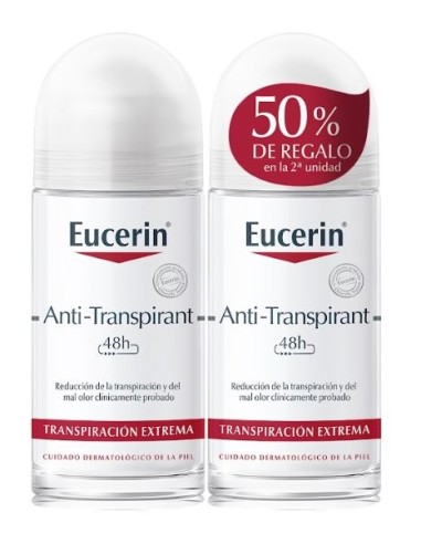 Eucerin pH5  Antitranspirante Roll On 48h 2 x 50 ml