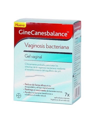 GineCanesbalance Gel Vaginal 7 Tubos