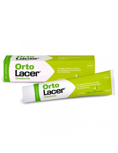 Orto Lacer Gel DentÍfrico Lima 75 ml