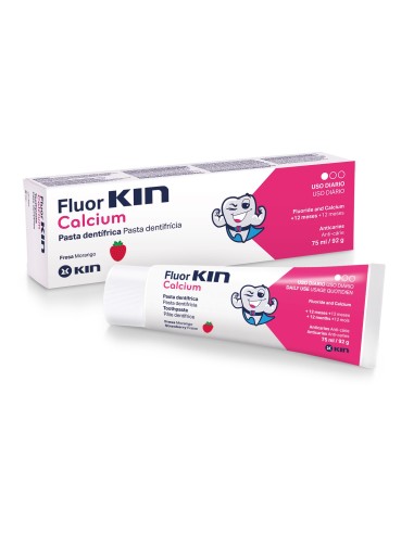 Fluor Kin Calcium Pasta Dentífrica 75 ml