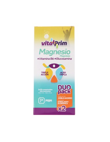 VitalPrim Magensio 2 x 20 Comprimidos Efervescentes