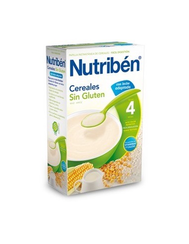 Nutribén Cereales Sin Gluten con Leche Adaptada, 300g