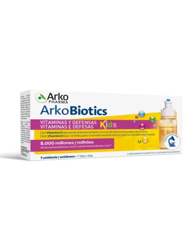 ArkoBiotics Vitaminas y Defensas Kids 7 Unidosis