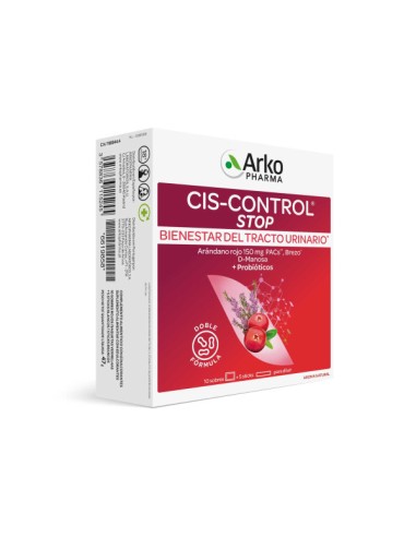 Arkopharma Cis - Control Stop  10 Sobres + 5 Sticks