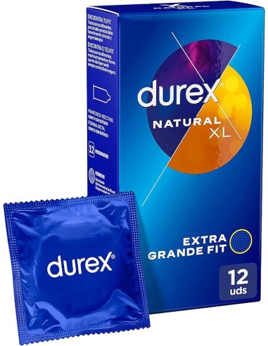 Durex Preservativos Natural XL 12 Uds