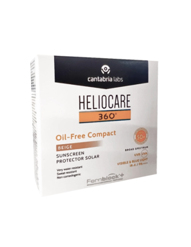 Heliocare 360º Oil-Free Compact SPF50+ Beige 10 g