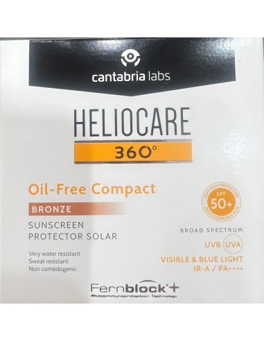Heliocare 360º Oil-Free Compact SPF50+ Bronze 10 g