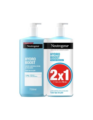 Neutrogena Hydro Boost Loción Corporal En Gel 2 x 750 ml