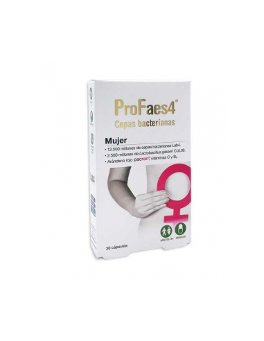 ProFaes4 Probióticos Mujer 30 Cápsulas