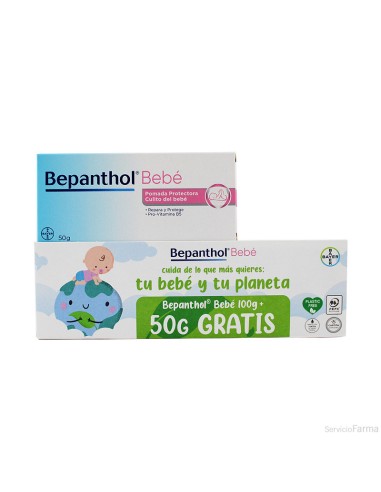 Bepanthol Pomada Protectora Bebé 100 g + GRATIS 50 g