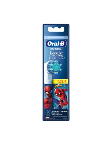 Oral B Kids Spiderman 4 Recambios